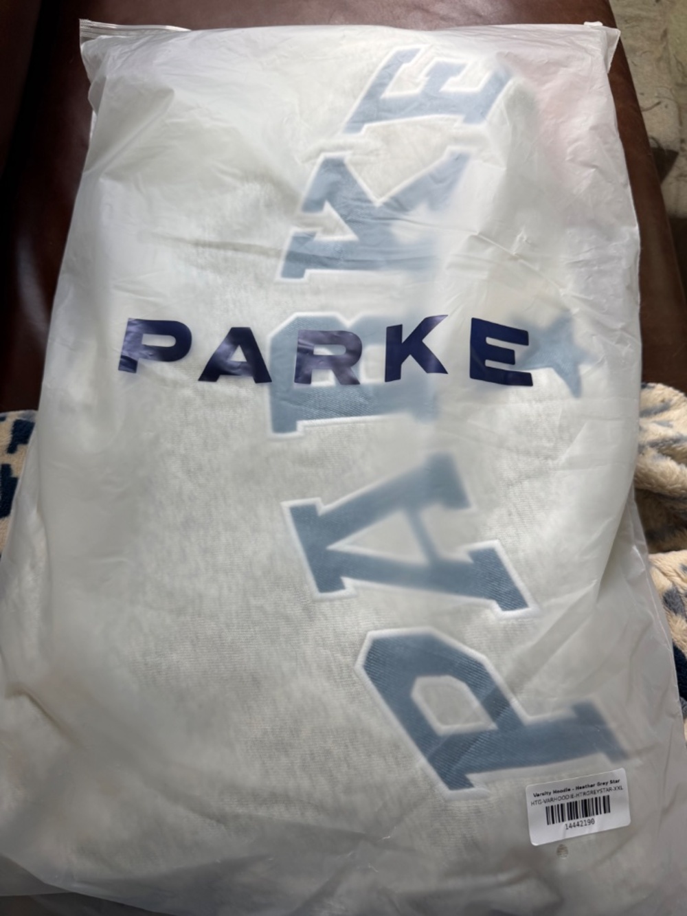 Parke Varsity Hoodie - Heather Grey Star XXL (Heritage) - Picture 5 of 5